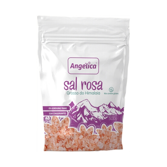 Sal rosa grosso do himalaia 500g