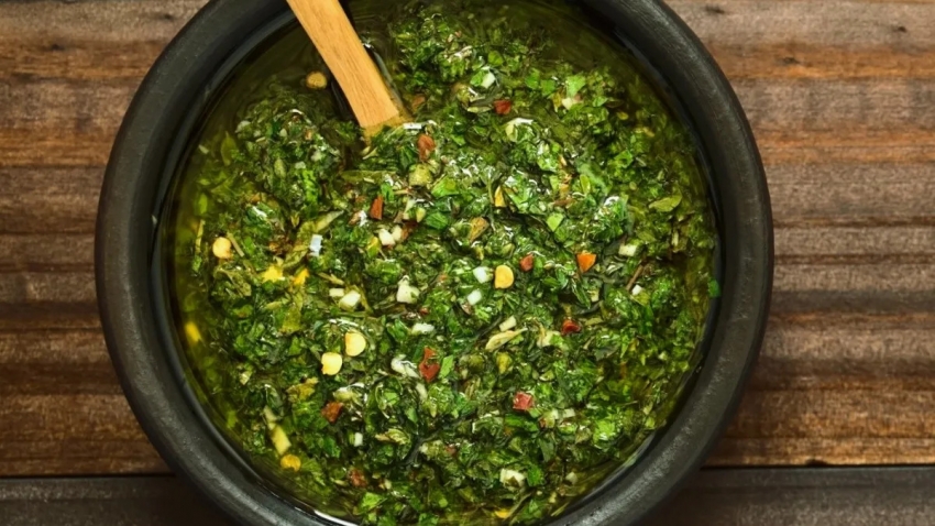 Chimichurri Angélica com malaguetas secas
